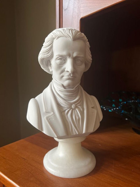 Berlioz Bust Composer Conductor French Romantic Statue Sculpture